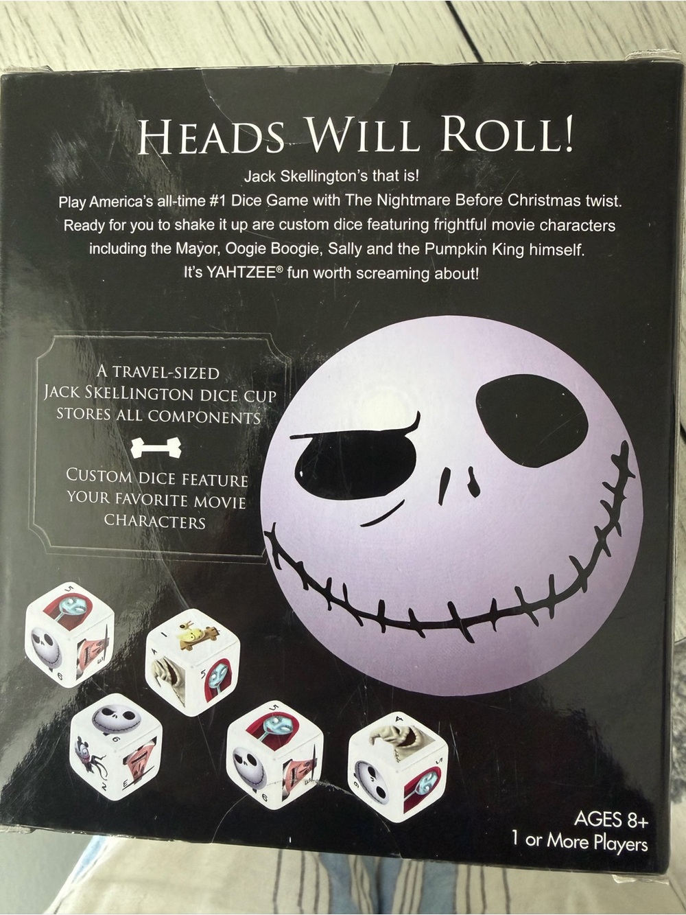 NIB Disney Yahtzee The Nightmare Before Christmas 25 Years Anniversary Game - Picture 3 of 7